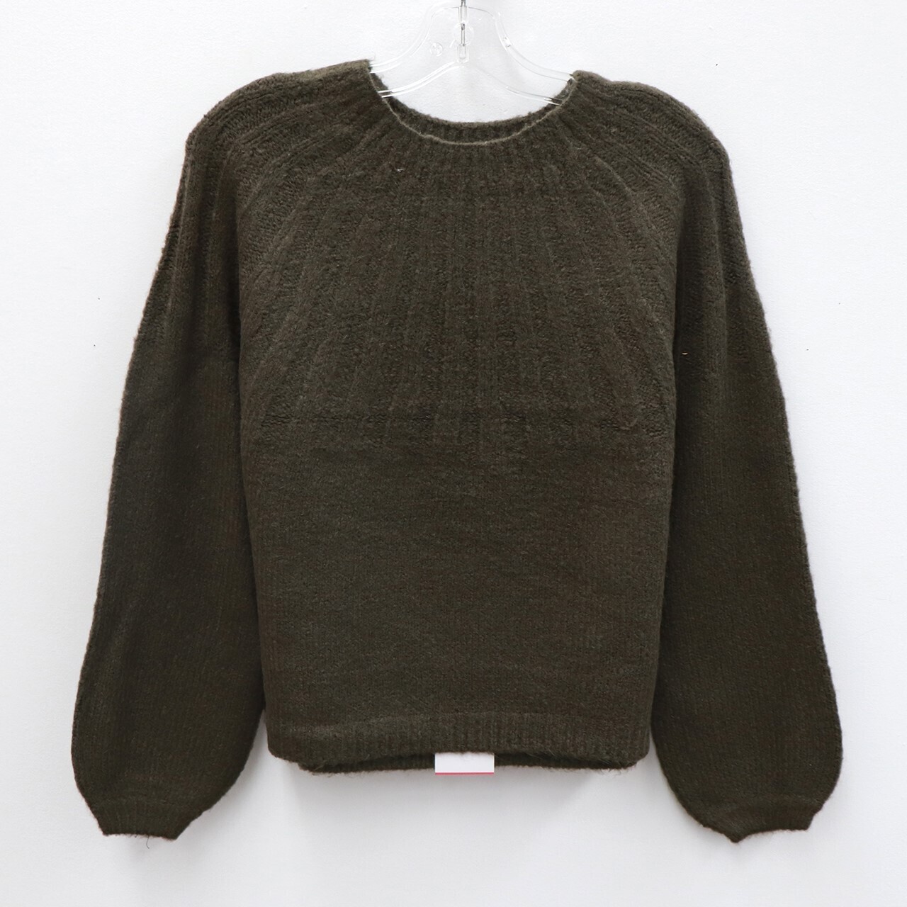 Soft Burnt Olive Knit Sweater