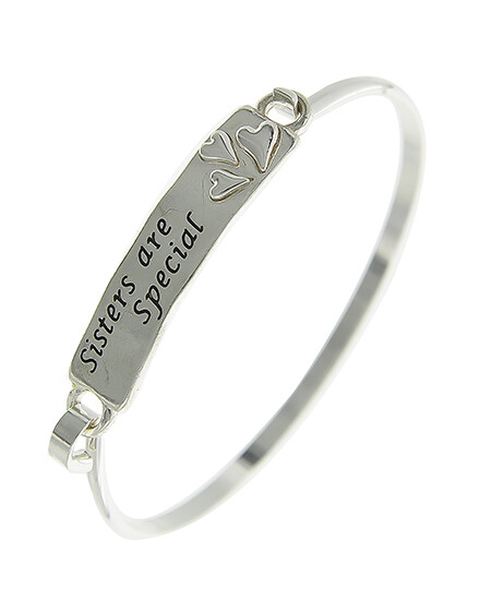 Sisters Are Special Bangle Bracelet