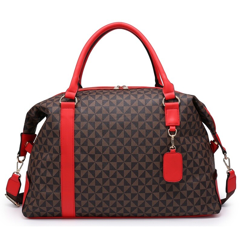 Designer Look Monogram Duffle Overnight Gym Bag