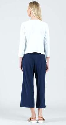 White Modern Tie Front Cardigan