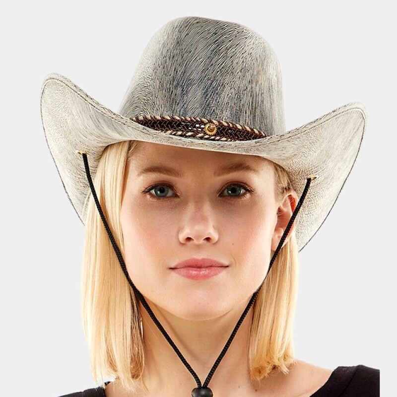 Turquoise Embellished Band Western Cowboy Hat