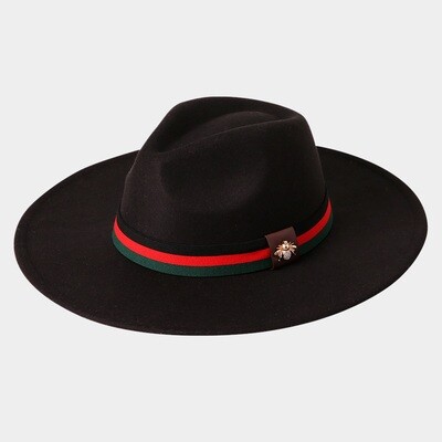 Bumble Bee Ribbon Band Panama Hat