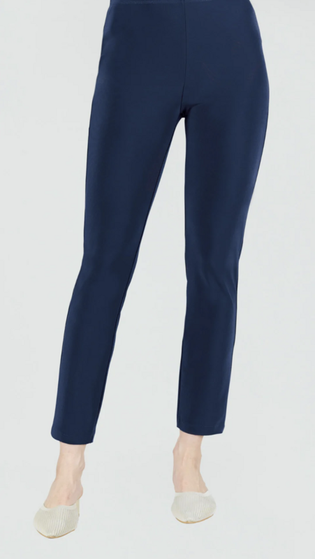 Navy Clara Signature Straight Leg Pant