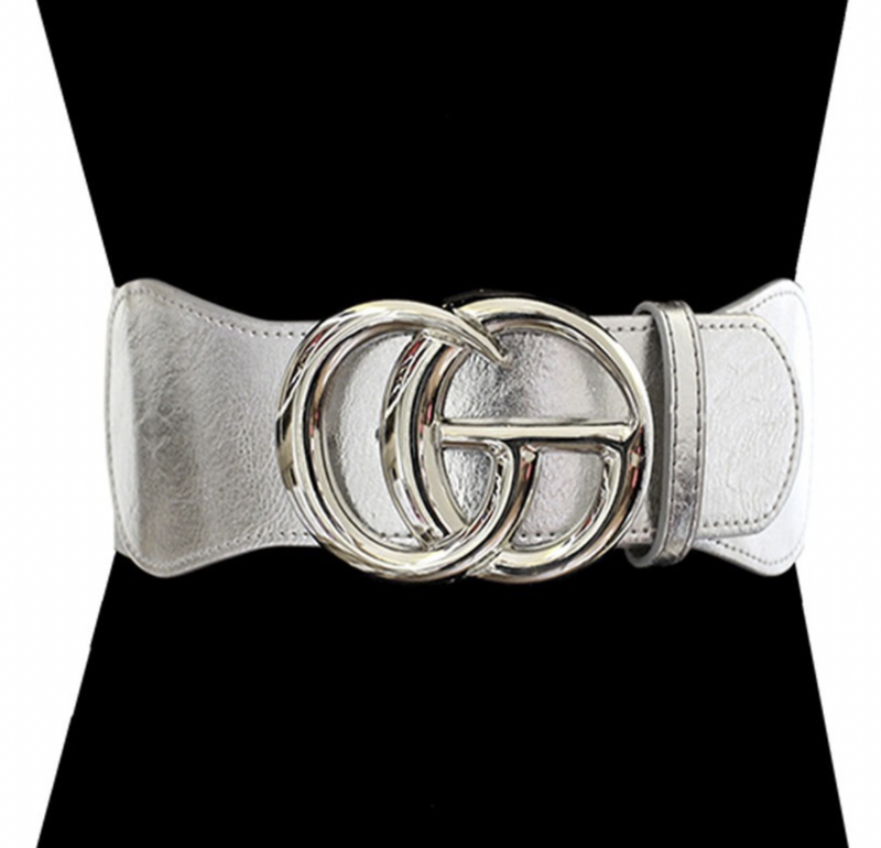 Designer Inspired Stretch Wide Belt