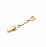 1 1/4&quot; Necklace Extender Foldover Clasp - 14K Gold Plating