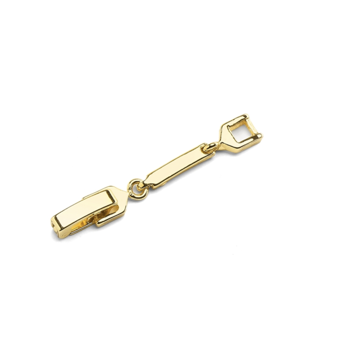 1 1/4" Necklace Extender Foldover Clasp - 14K Gold Plating