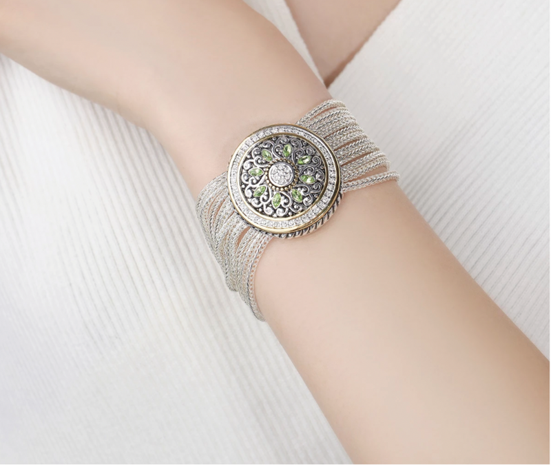 Designer Inspired High Style Multi Chain Magnetic Bracelet