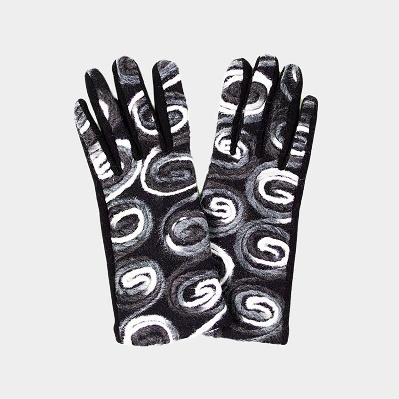 Yarn Embroidery Multi Smart Touch Gloves