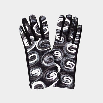 Yarn Embroidery Multi Smart Touch Gloves