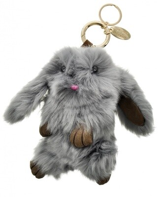 Fuzzy Bunny Key Chain