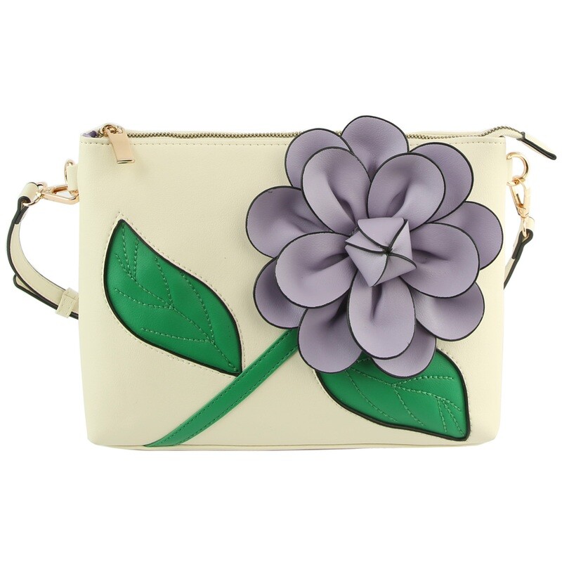 3D Flower Crossbody Bag Clutch