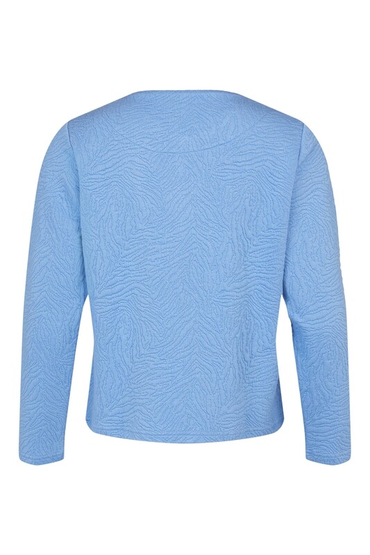 Periwinkle Lightly Quilted Top/Cardi/Jacket