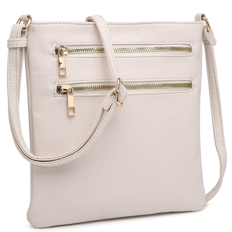 Fashion Zip Pocket Crossbody Bag