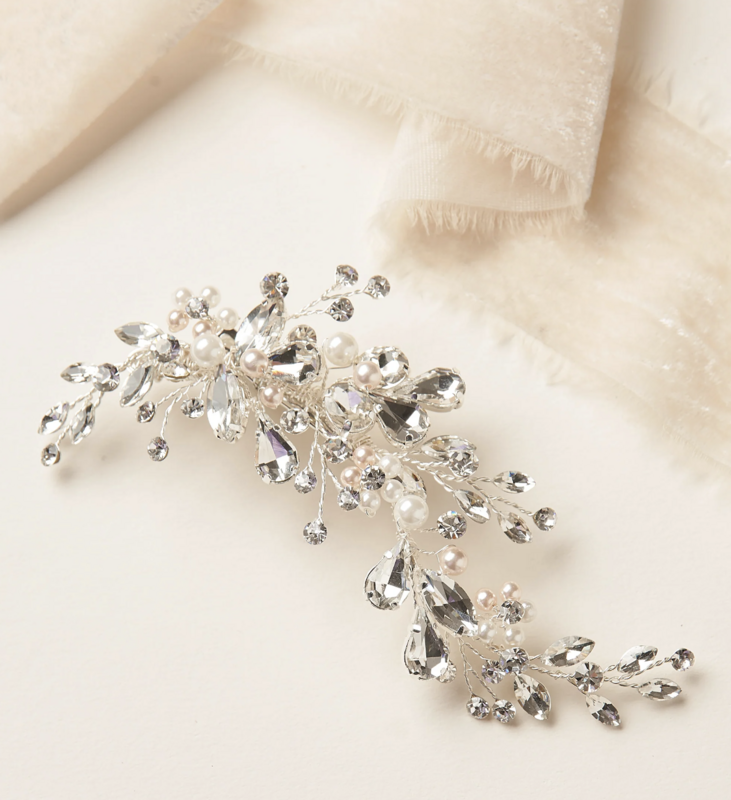 Gorgeous Statement Crystal/Pearl Clip Hair Comb