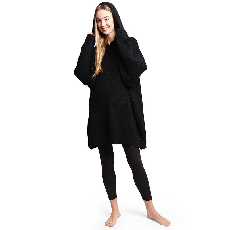 Solid Color Hooded Wearable Blanket