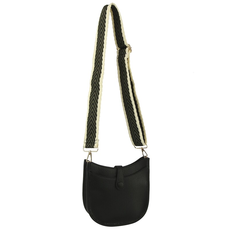 Smooth Vegan Leather Chic Cross Body Bag