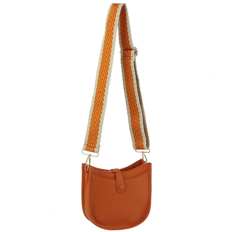 Smooth Vegan Leather Chic Cross Body Bag