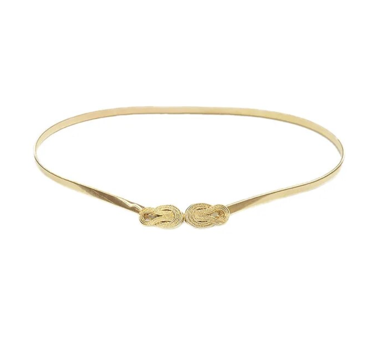 Decorative Metallic Stretch Dress Belt
