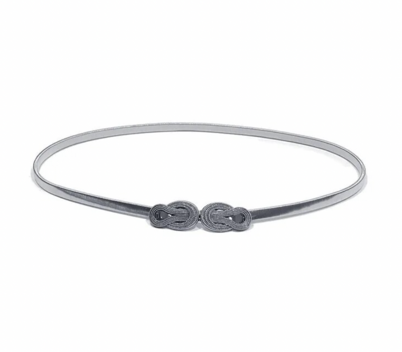 Decorative Metallic Stretch Dress Belt