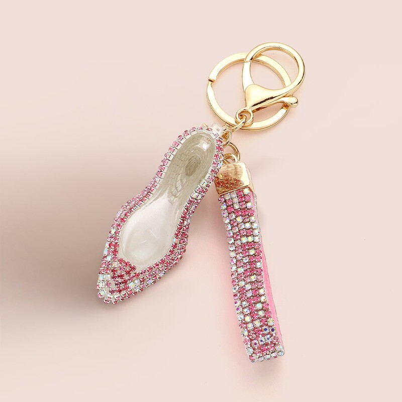 Bling Stiletto Heel Keychain