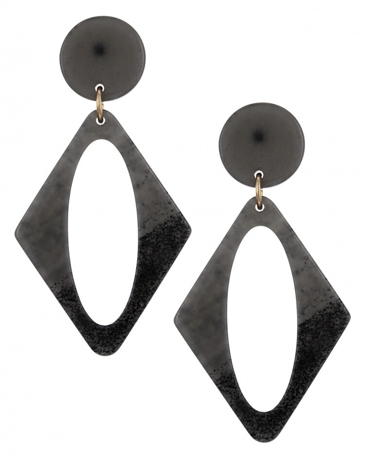 Geometric Acetate Dangle Earring Set
