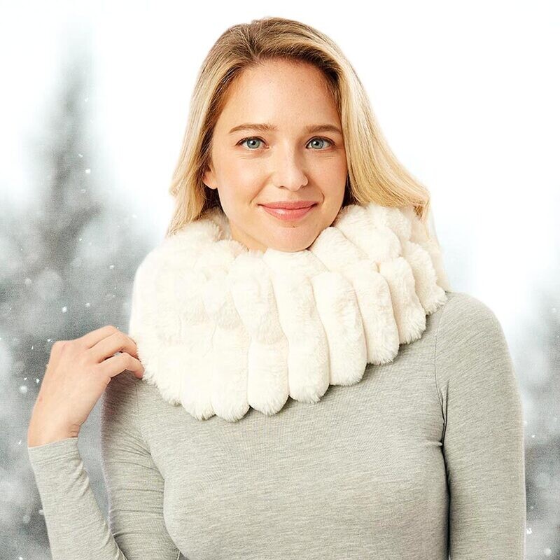 Soft Faux Fur Infinity Scarf
