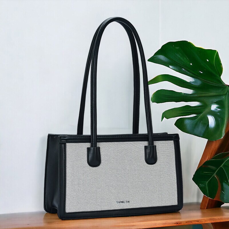 Rachel Zoe Raffia Rectangle Shoulder Bag