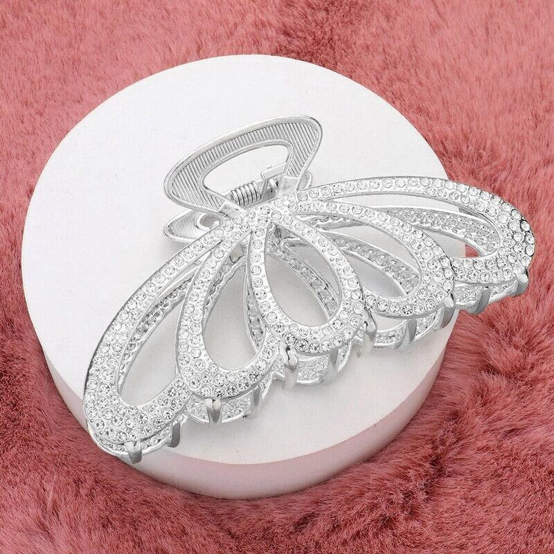 Beautiful Rhinestone Paved Hair Claw Clip