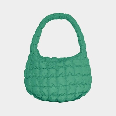 Quilted Puffer Tote / Shoulder Cloud Bag