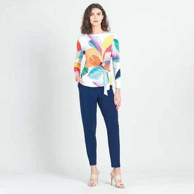 Sunburst Petal Side Tie Waist Top