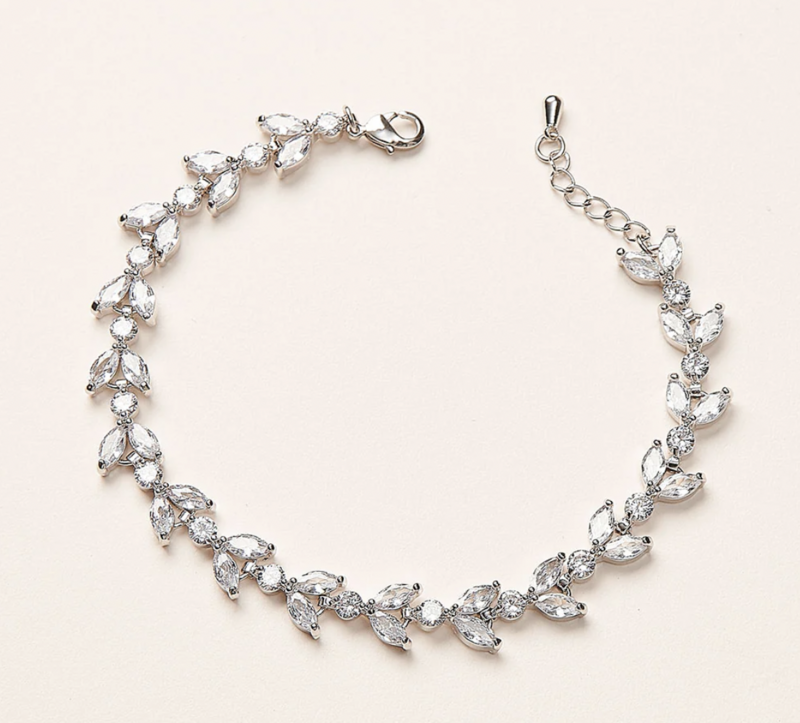 Beautiful Marquise/Round Cubic Zirconia Bracelet