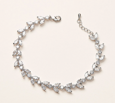 Beautiful Marquise/Round Cubic Zirconia Bracelet