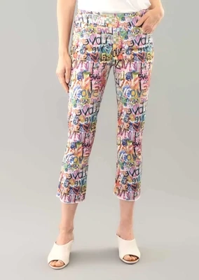 Lisette Wynwood Print 25" Raw Edge Hem