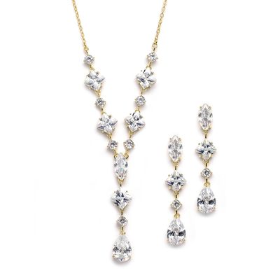 Multi Shaped Cubic Zirconia Formal Set