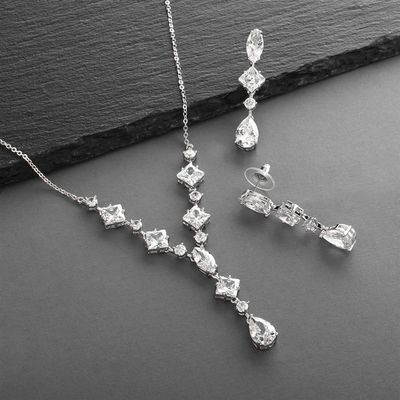 Multi Shaped Cubic Zirconia Formal Set