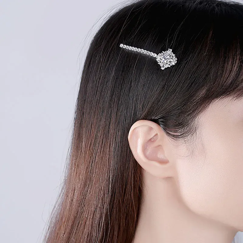Beautiful Multi Shape  AAAA Cubic Zirconia Formal Bobby Pin