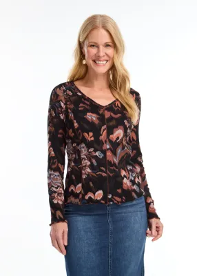 FDJ Local Artist Long-Sleeve V-Neck Top