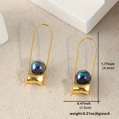 Black Tahitian Pearl Earrings