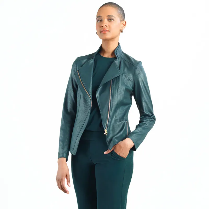 Hunter Green Liquid Leather™ Signature Jacket