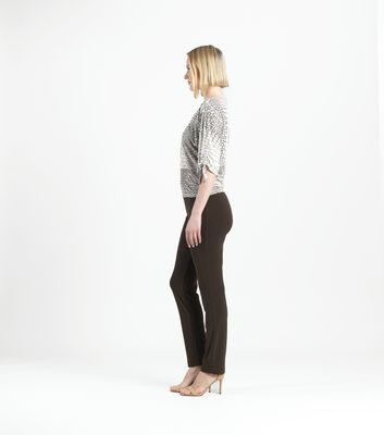 Shimmer Croc Print Top/PullTie Cuff Detail