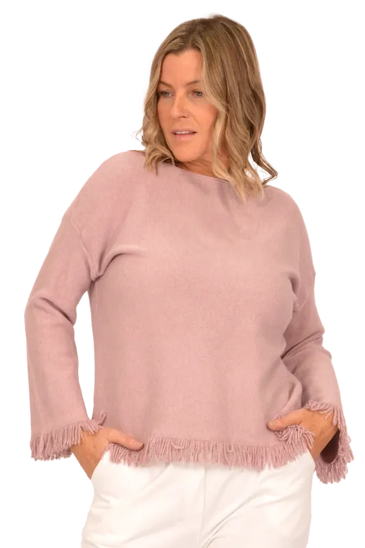 Catherine Lillywhite's Italian Frayed Edge Sweater