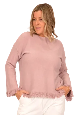 Catherine Lillywhite's Italian Frayed Edge Sweater