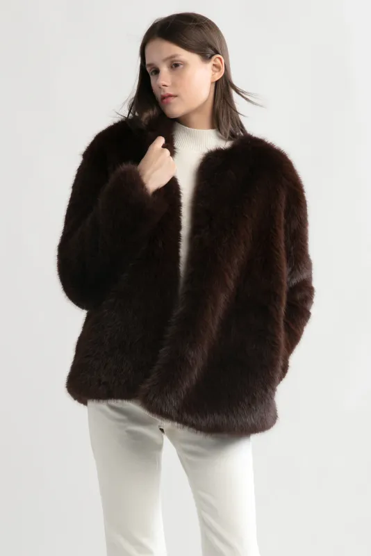 Beautiful Faux  Fur Jacket