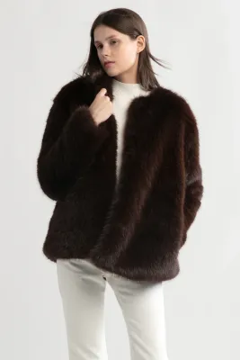 Beautiful Faux  Fur Jacket
