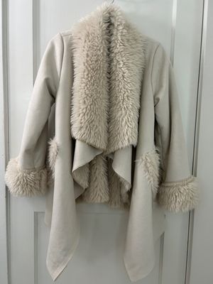Catherine Lillywhite's Italian Beige Sherpa Coat