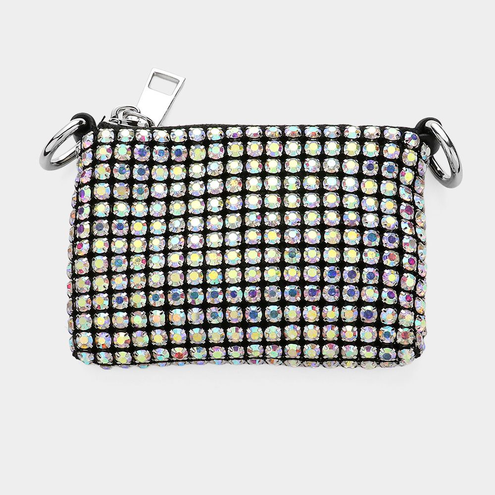 AB Bling Studded Mini Hand Bag / Crossbody Bag