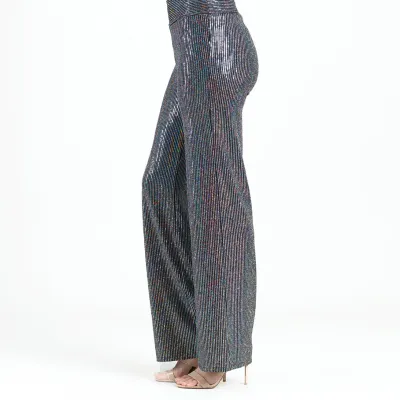 Shimmer Sequin - Wide Leg Pant