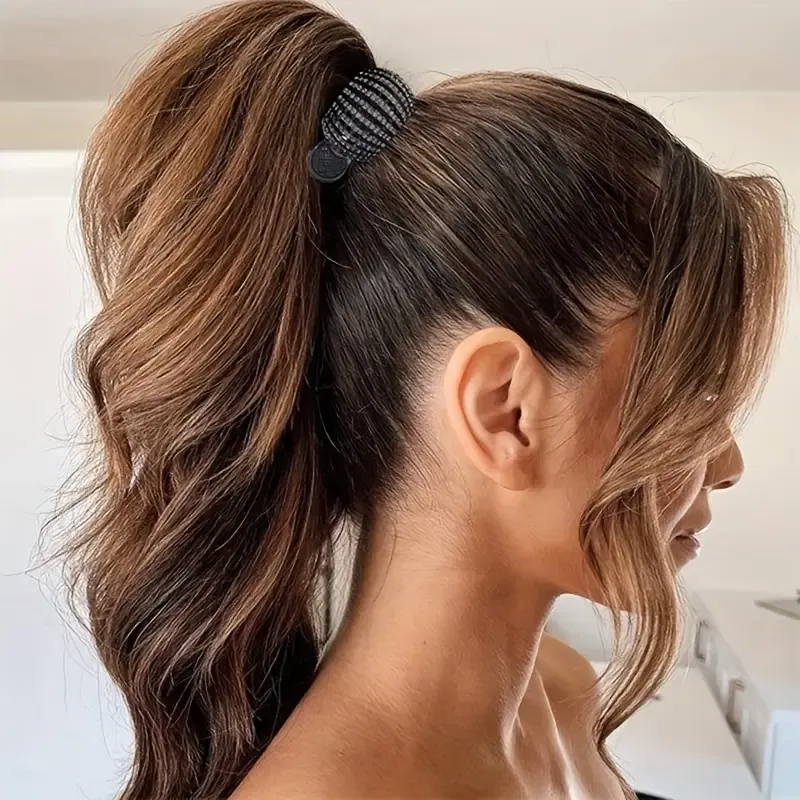 Sparkling Rhinestone Hair Pony Claw