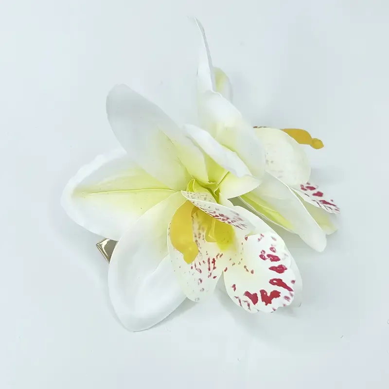 Tropical Orchid Floral Hair Clip