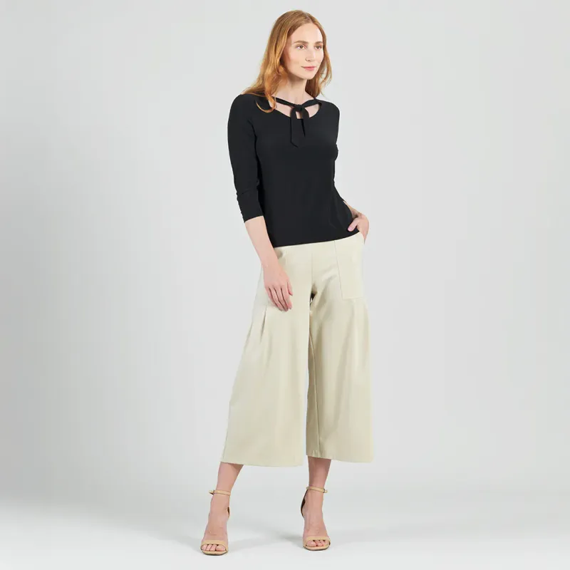 Black Reversible Back Tie Top